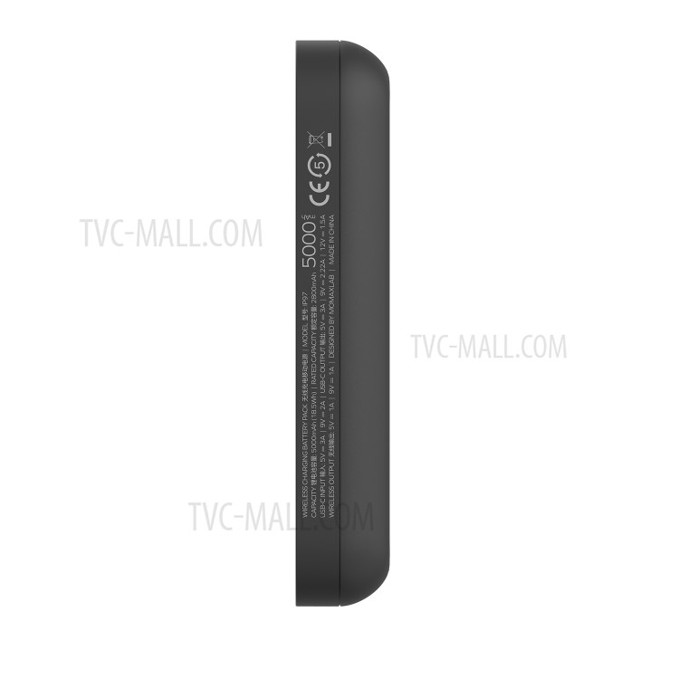 MOMAX IP97 Q.MAG Power 5000mAh Magnetic Wireless Power Bank Mobile Phone Charger for iPhone Samsung - Dark Grey-11