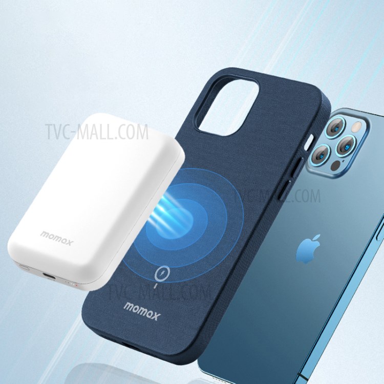 MOMAX IP97 Q.MAG Power 5000mAh Magnetic Wireless Power Bank Mobile Phone Charger for iPhone Samsung - Dark Grey-7