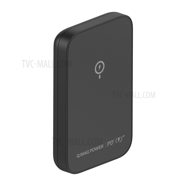 MOMAX IP97 Q.MAG Power 5000mAh Magnetic Wireless Power Bank Mobile Phone Charger for iPhone Samsung - Dark Grey-9