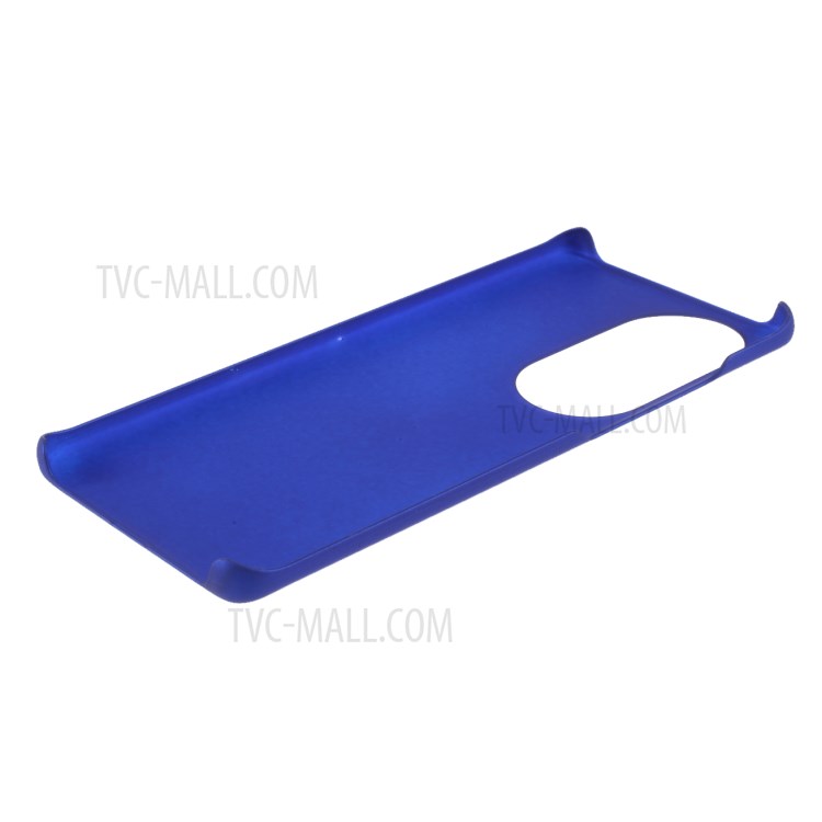 Rubberized Coating Skin PC Hard Shell Case for Huawei P50 Pro Mobile Phone Cover - Blue-5