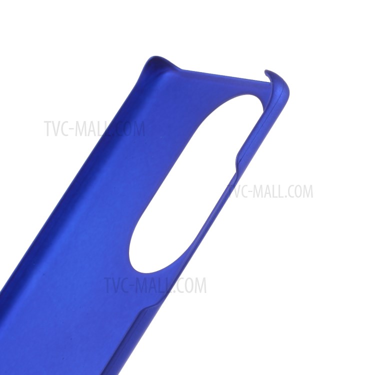Rubberized Coating Skin PC Hard Shell Case for Huawei P50 Pro Mobile Phone Cover - Blue-6