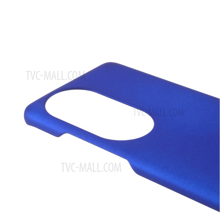 Rubberized Coating Skin PC Hard Shell Case for Huawei P50 Pro Mobile Phone Cover - Blue-7