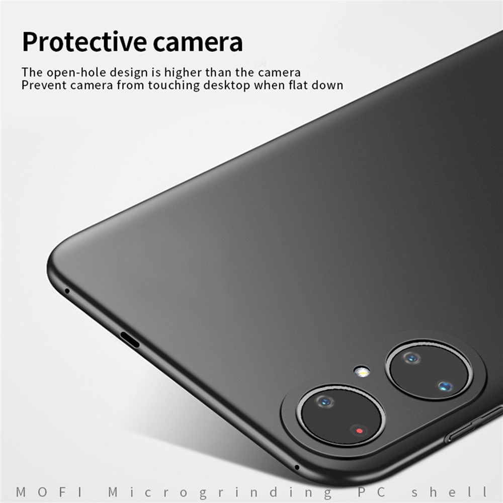 Mofi Shield Case de Carcasa de PC Dura Esbelta Delgada Para Huawei P50 - Negro-5