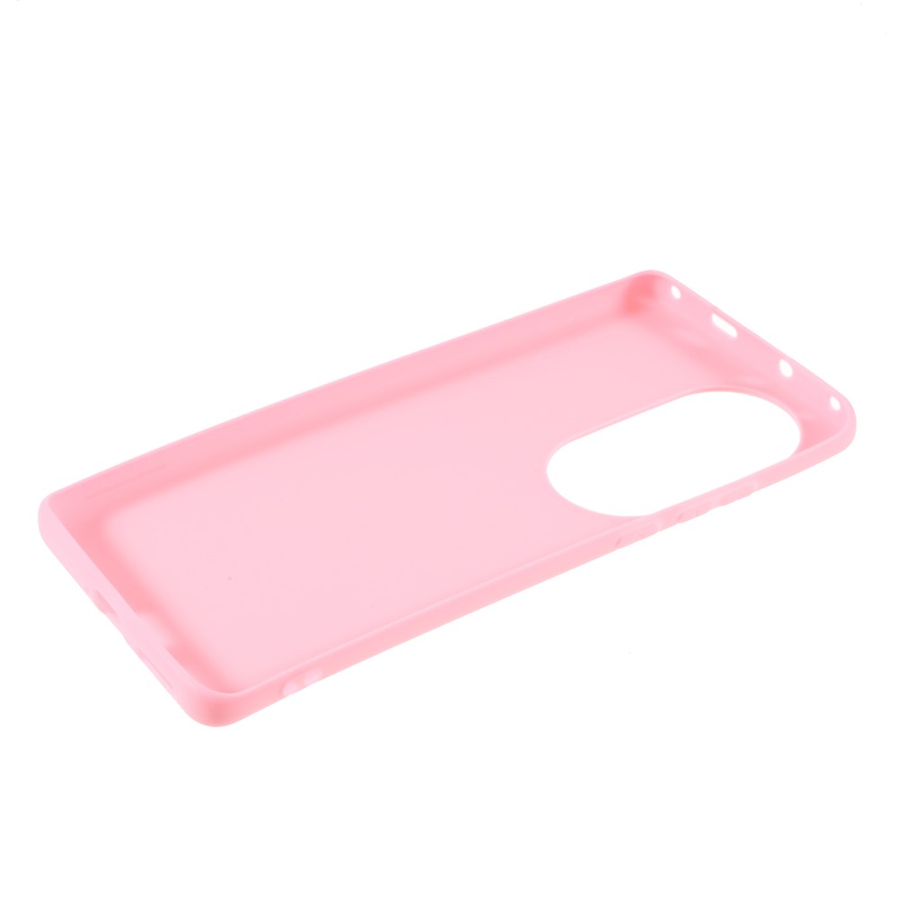 Double-sided Matte Shockproof TPU Phone Case Shell Cover for Huawei P50 Pro - Pink-7