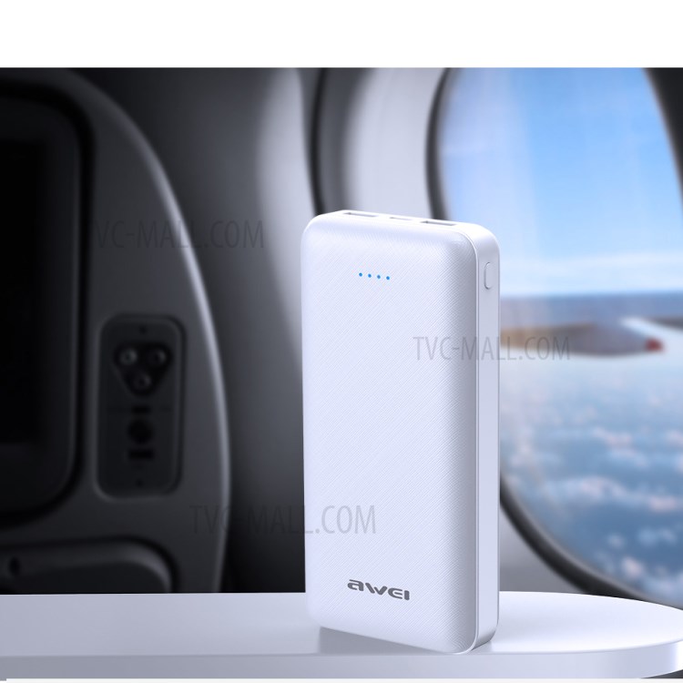 AWEI P47K 20000mAh Portable USB Type-C PD 22.5W Phone Fast Charging Power Bank - Black-6