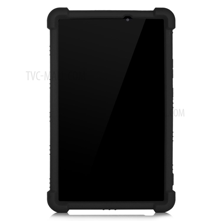 Silicone Tablet Shell Cover with Supporting Kickstand for Huawei MatePad T8 - Black-2