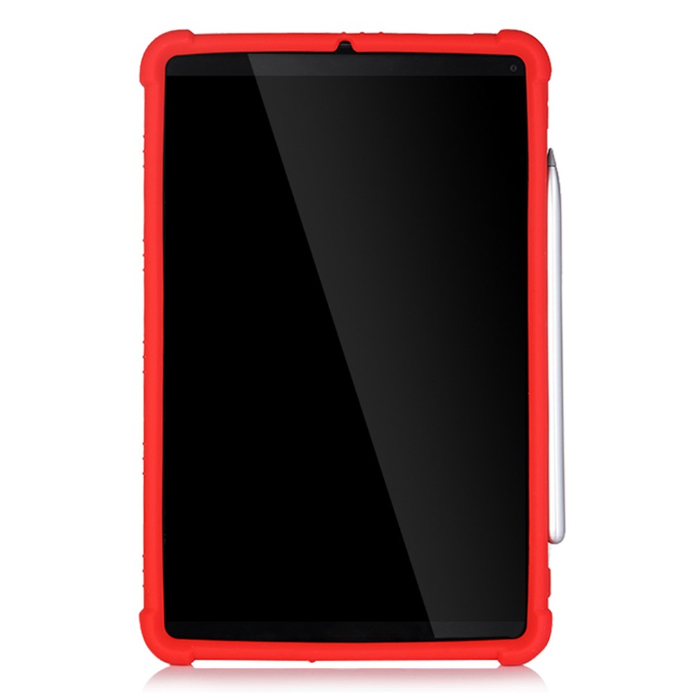 Flexible Silicone Tablet Shell Cover with Supporting Kickstand for Huawei MatePad Pro 10.8 (2019) - Red-2