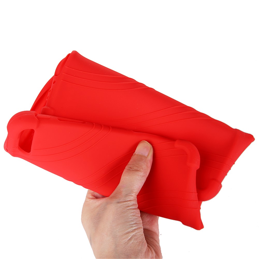 Flexible Silicone Tablet Shell Cover with Supporting Kickstand for Huawei MatePad Pro 10.8 (2019) - Red-5