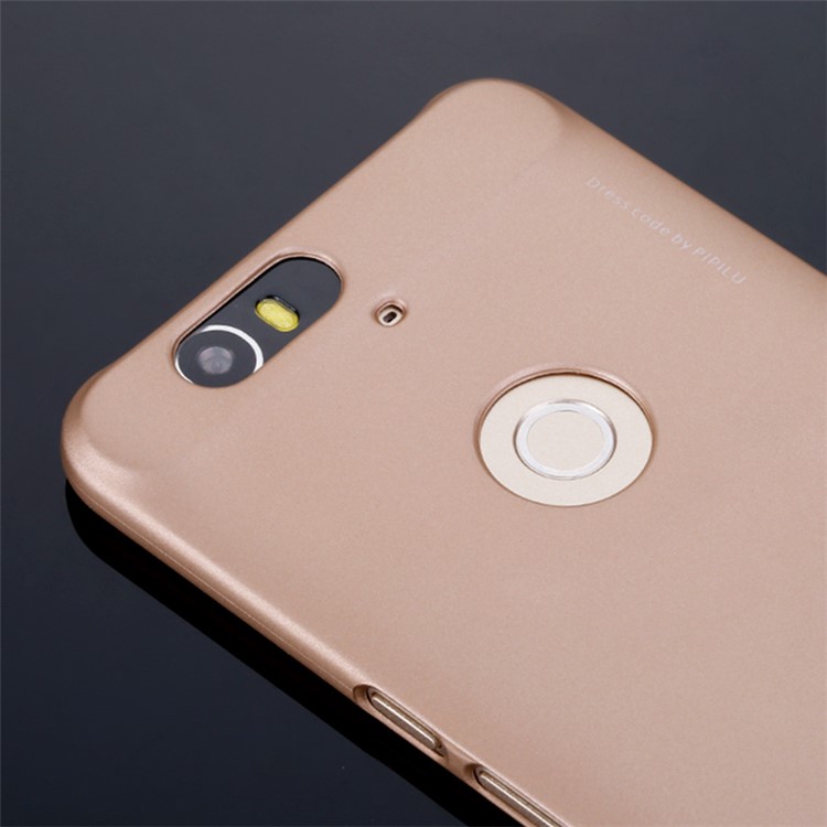 X-LEVEL Rubberized Slim Hard Cover Case for Huawei Nexus 6P - Gold-4