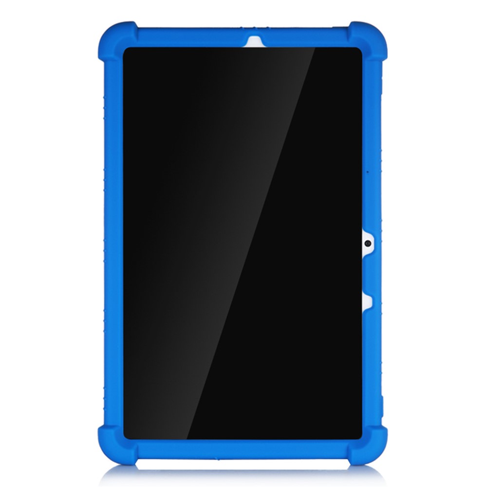 Flexible Silicone Tablet Shell Cover with Supporting Kickstand for Huawei Huawei MatePad 10.4 (2020) - Blue-2