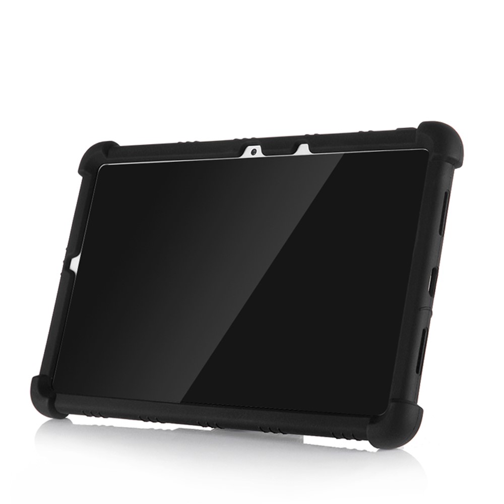 Flexible Silicone Tablet Shell Cover with Supporting Kickstand for Huawei Huawei MatePad 10.4 (2020) - Blue-3