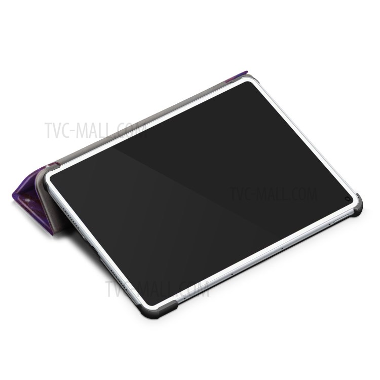Tri-fold Stand Pattern Printing PU Leather Smart Tablet Cover Case for Huawei MatePad Pro 10.8 (2021) / (2019) - Nebula-7