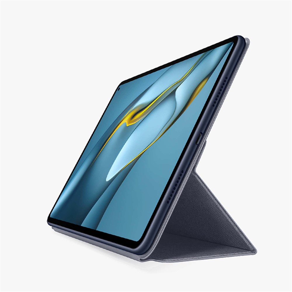 Auto-Absorbed Tri-fold Stand TPU Leather Tablet Smart Cover Case Shell for Huawei MatePad Pro 10.8 (2021) - Grey-4