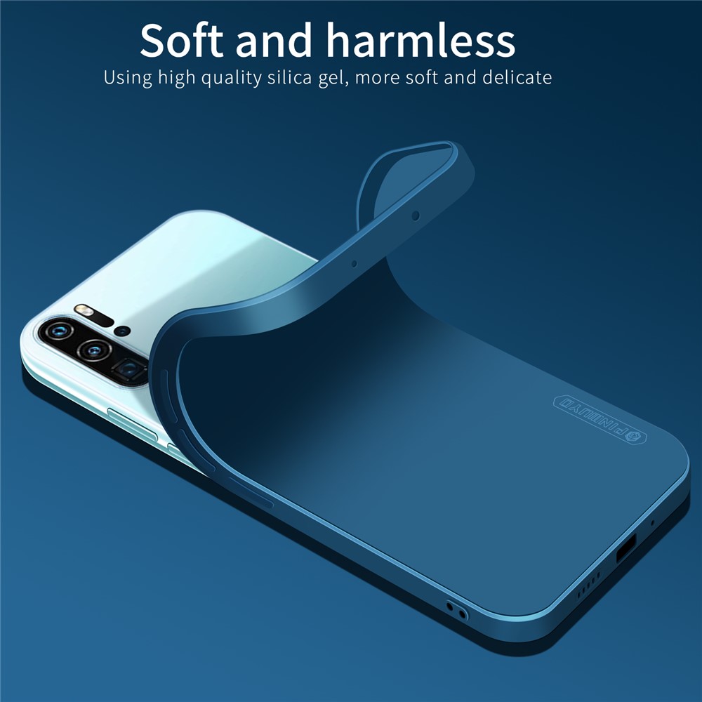 PINWUYO Soft Silicone + TPU Phone Protection Hybrid Case Cover for Huawei P30 Pro - Green-7