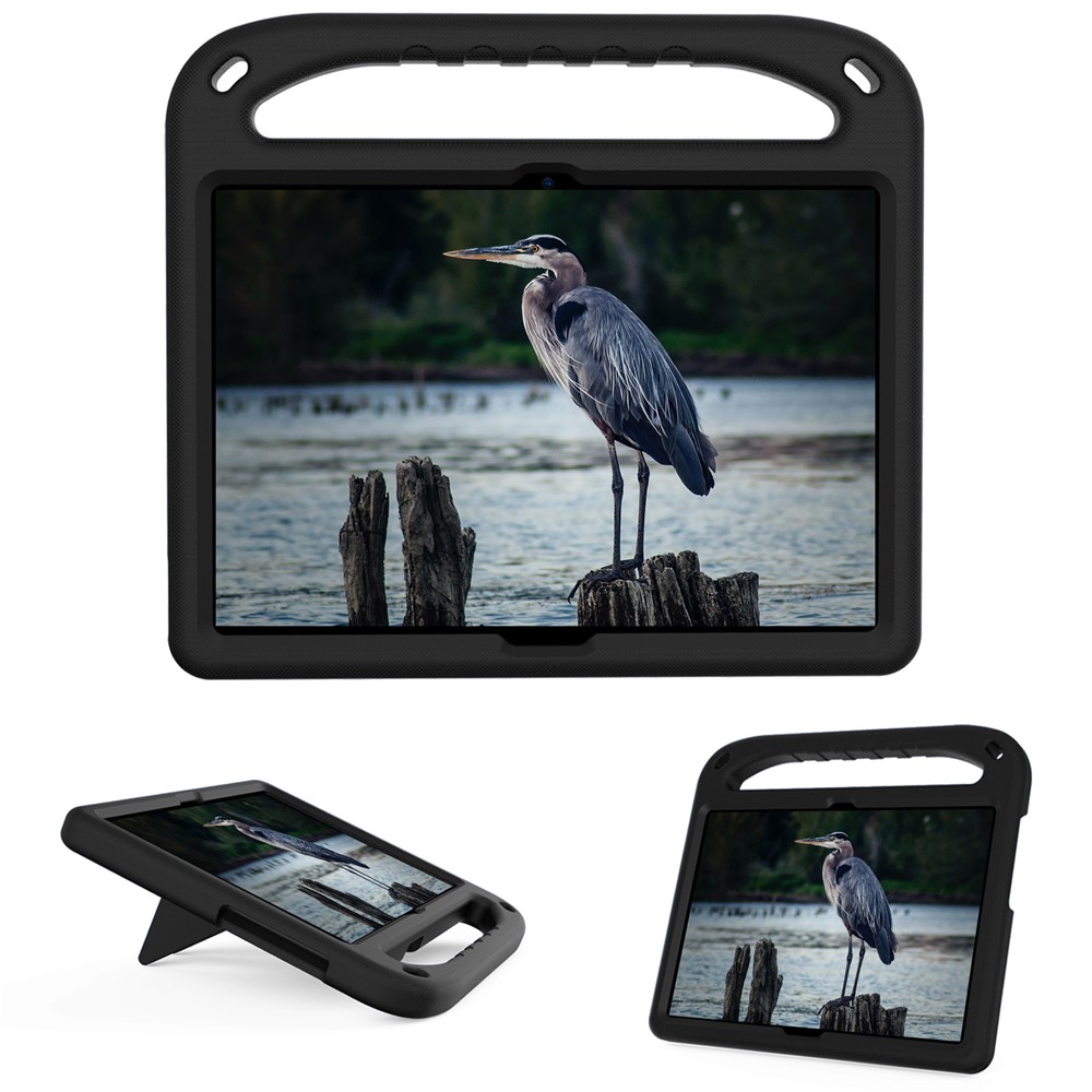 Well-Protected Hand-Hold Grip EVA Tablet Case with Kickstand for Huawei MediaPad T5 10.1 - Black-5