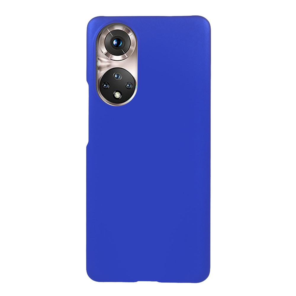 Colorful Rubberized Workmanship Plastic Phone Case for Honor 50 - Blue-1