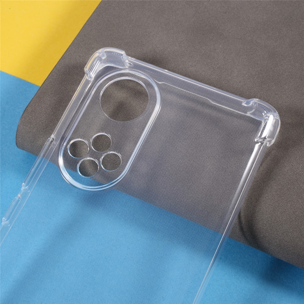 Crystal Clear Transparent Design 1.5mm Thick Precise Cut-out Shockproof Soft TPU Protective Phone Case for Honor 50 5G-3