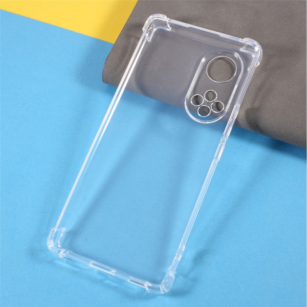 Crystal Clear Transparent Design 1.5mm Thick Precise Cut-out Shockproof Soft TPU Protective Phone Case for Honor 50 5G-5