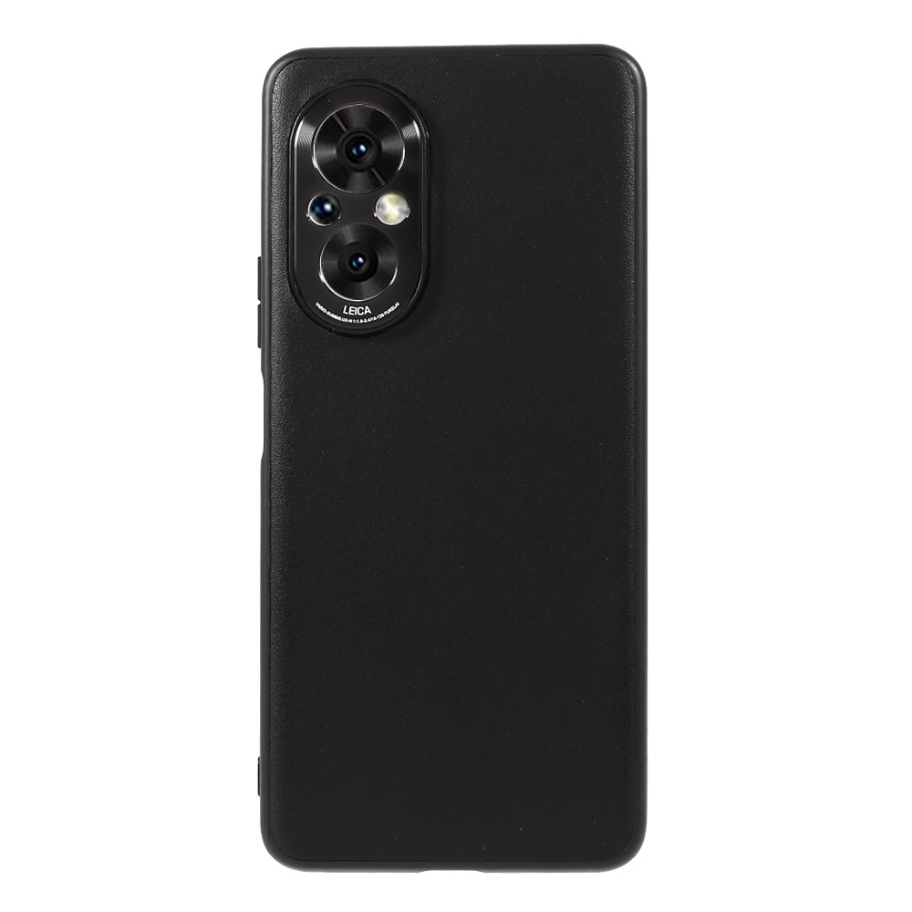 FUKELAI Drop-proof CD Veins Precise Cut-out PC + TPU Combo Phone Case Shell for Honor 50 SE - Black-1