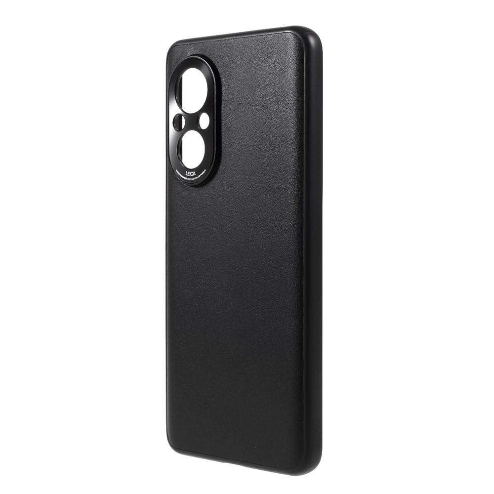 FUKELAI Drop-proof CD Veins Precise Cut-out PC + TPU Combo Phone Case Shell for Honor 50 SE - Black-2