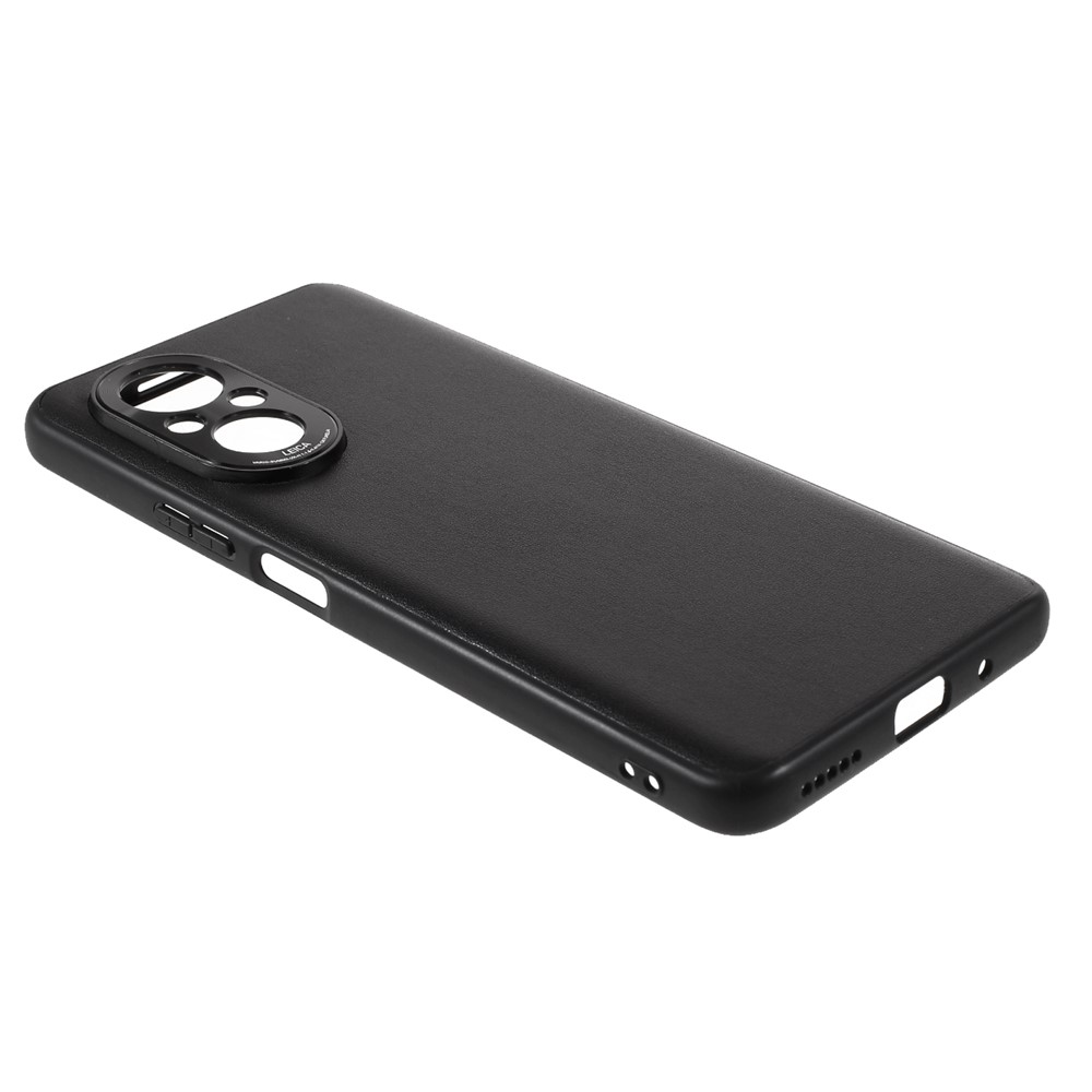 FUKELAI Drop-proof CD Veins Precise Cut-out PC + TPU Combo Phone Case Shell for Honor 50 SE - Black-4