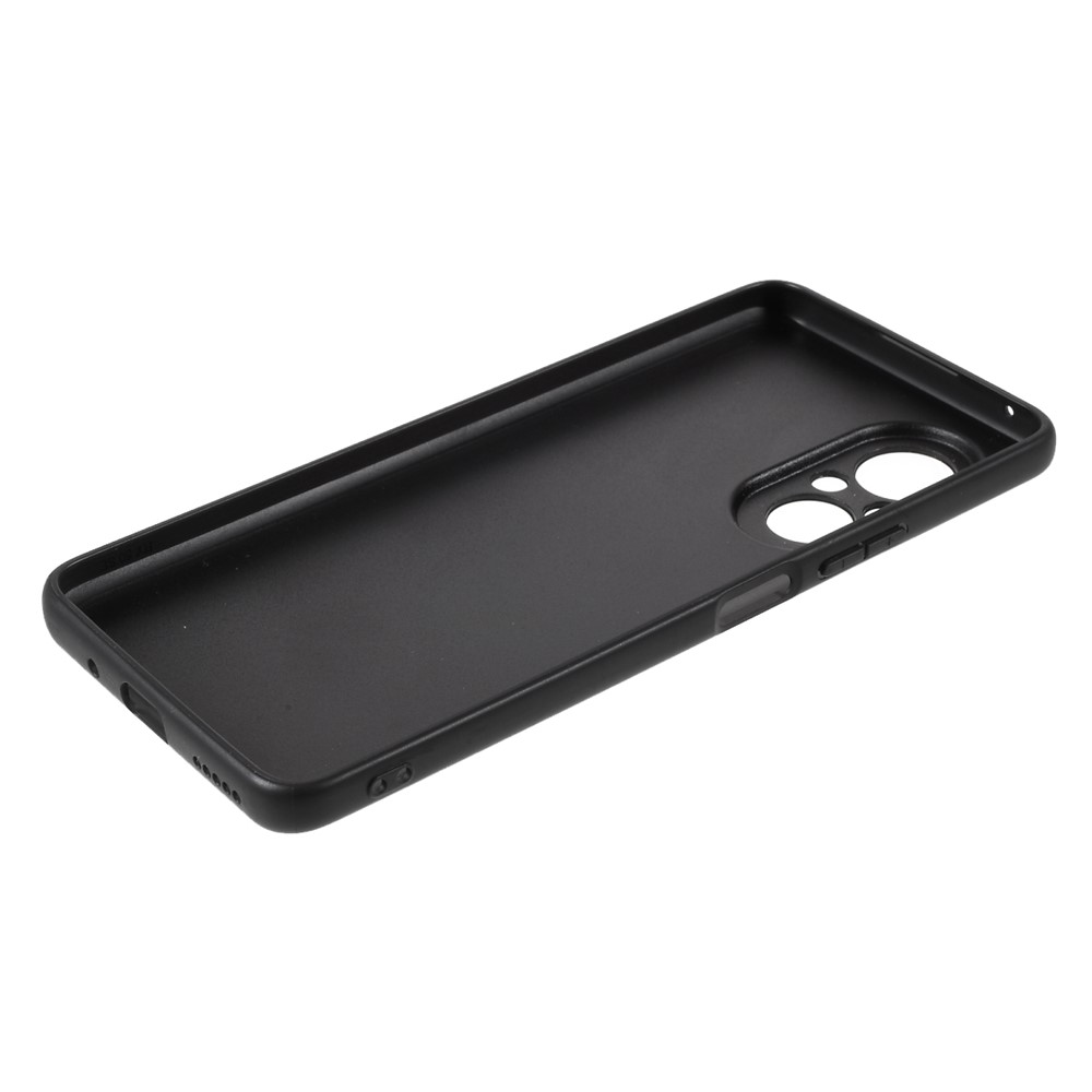FUKELAI Drop-proof CD Veins Precise Cut-out PC + TPU Combo Phone Case Shell for Honor 50 SE - Black-7