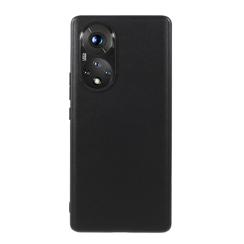 FUKELAI Precise Cut-out PC + TPU Combo CD Veins Phone Case Shell for Honor 50 Pro - Black-1