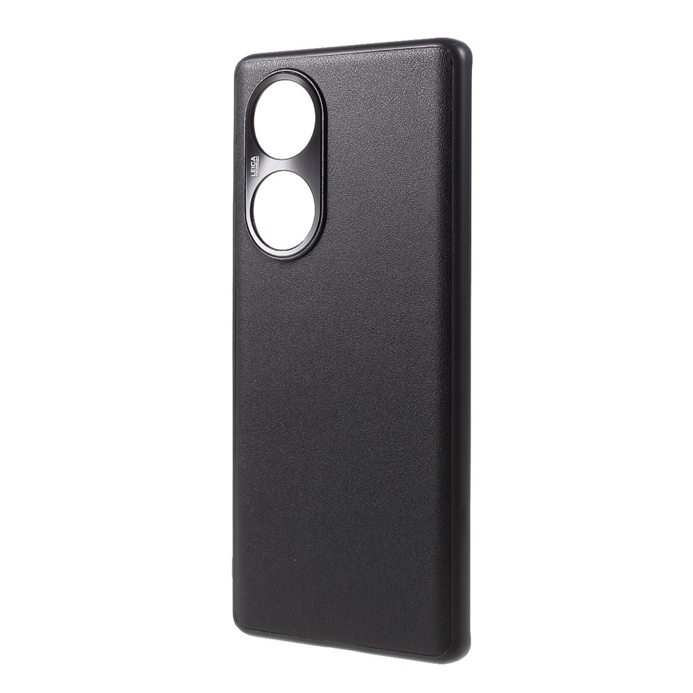 FUKELAI Precise Cut-out PC + TPU Combo CD Veins Phone Case Shell for Honor 50 Pro - Black-2