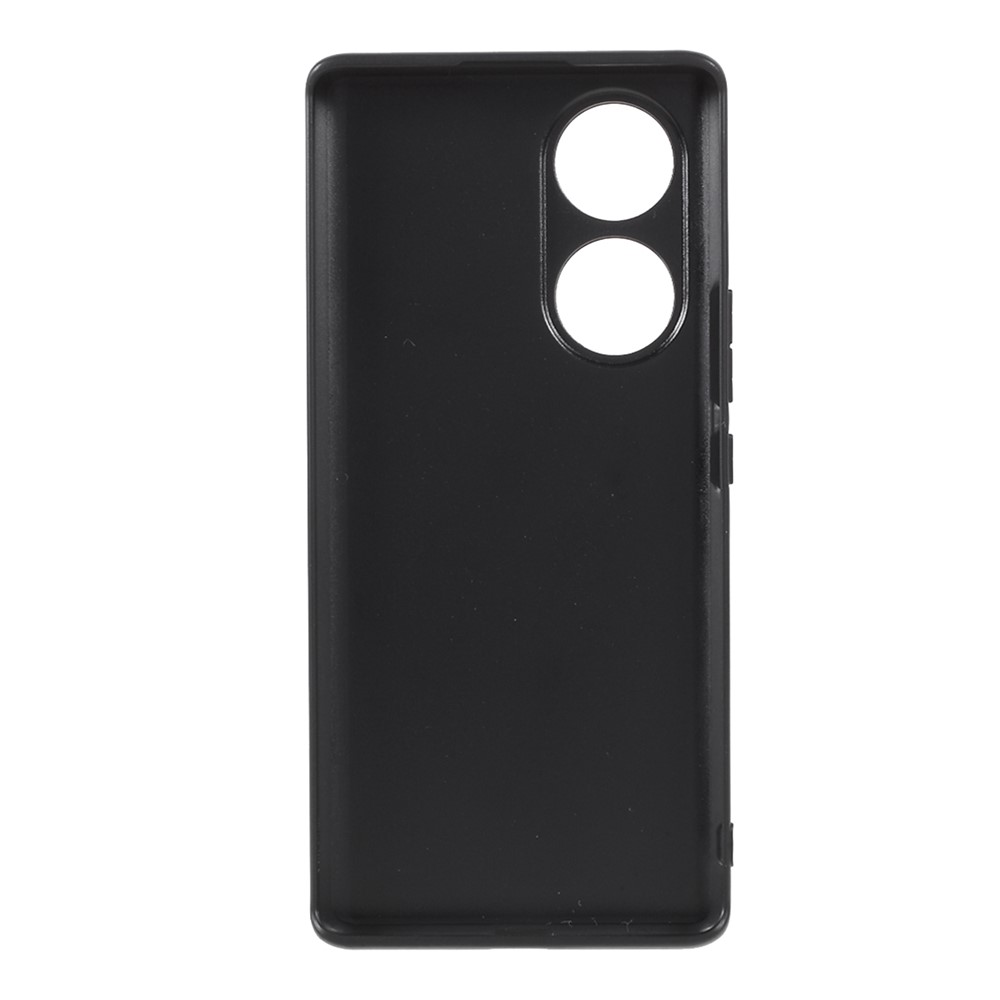 FUKELAI Precise Cut-out PC + TPU Combo CD Veins Phone Case Shell for Honor 50 Pro - Black-3