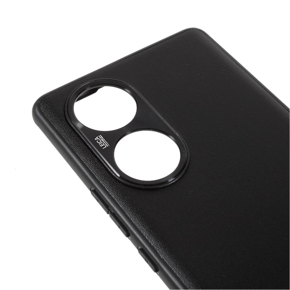 FUKELAI Precise Cut-out PC + TPU Combo CD Veins Phone Case Shell for Honor 50 Pro - Black-6
