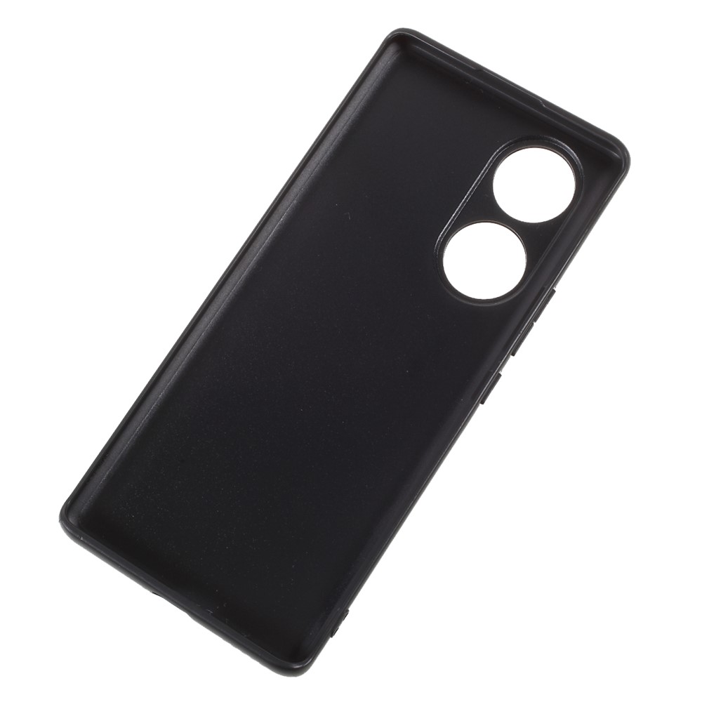 FUKELAI Precise Cut-out PC + TPU Combo CD Veins Phone Case Shell for Honor 50 Pro - Black-7