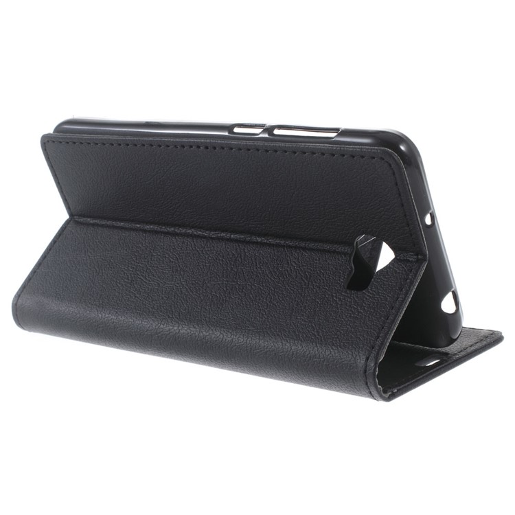 Wallet Stand Leather Case for Huawei Y6II Compact - Black-6
