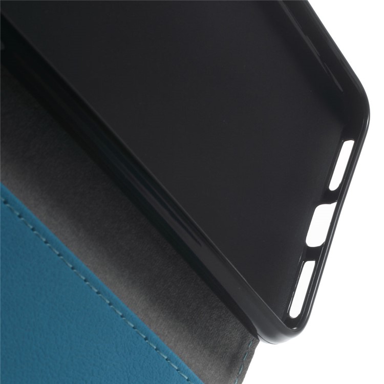 Leather Case Wallet Stand Protector Cover for Huawei Y6II Compact - Blue-4