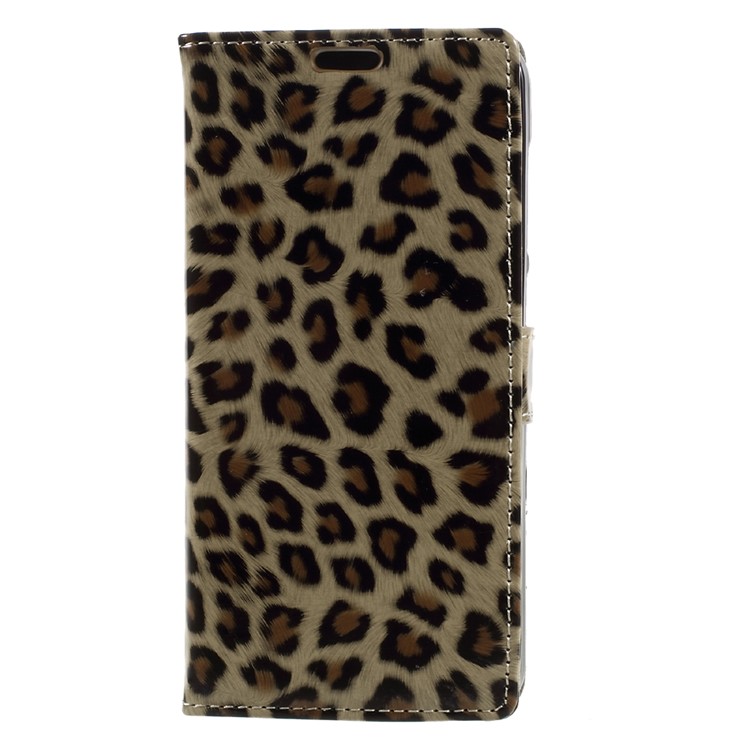 Leopard Pattern Leather Wallet Stand Case for Huawei Y6II Compact-3