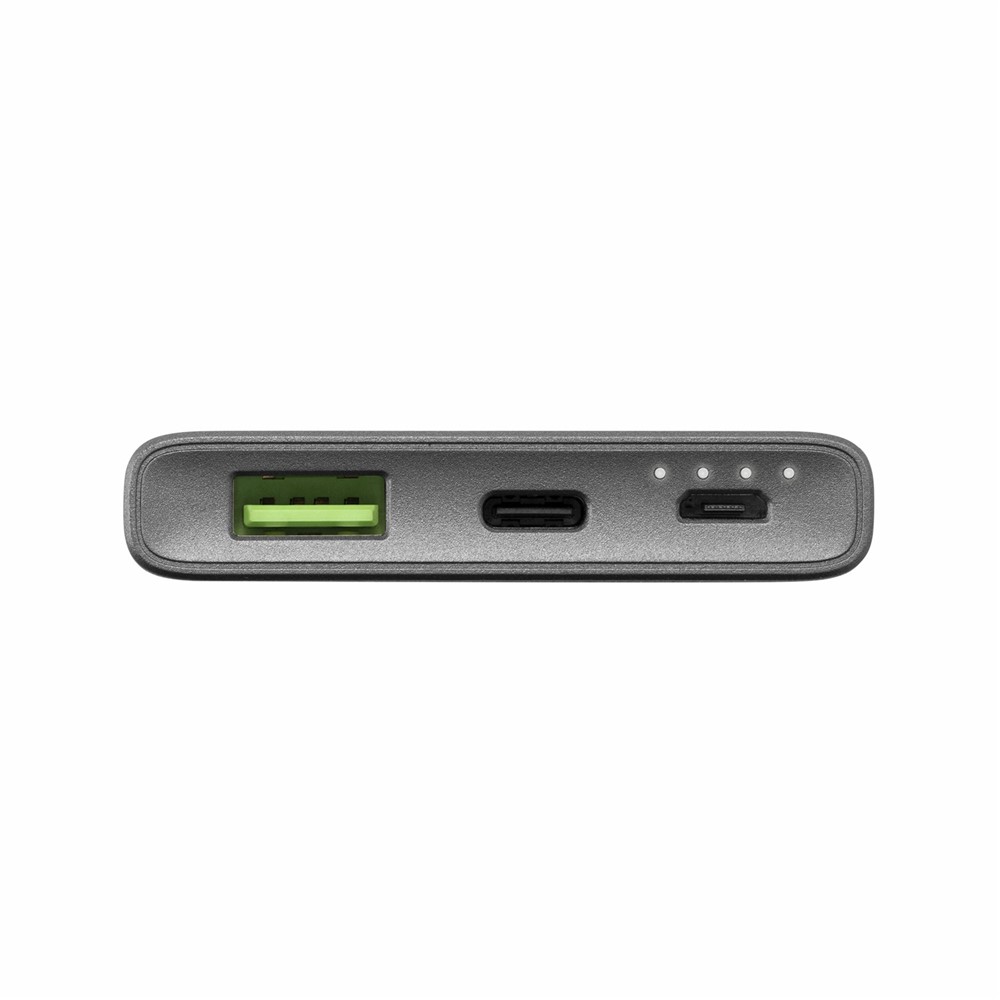 Momax IP76 iPower LITE2 Lightweight Metal Fast Charging Power Bank 10000mAh Portable Charger External Cell Phone Battery Pack - Space Grey-5