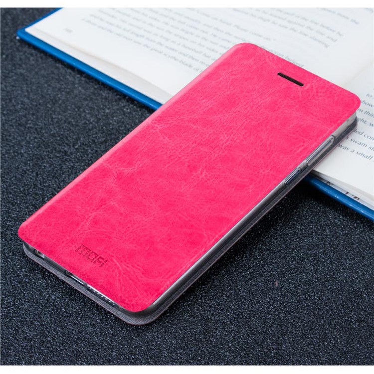 MOFI Rui Series Leather Stand Phone Cover for Huawei Honor 8 - Rose-2