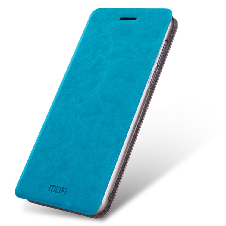 MOFI Rui Series Stand Leather Flip Case for Huawei Honor 8 - Blue-1