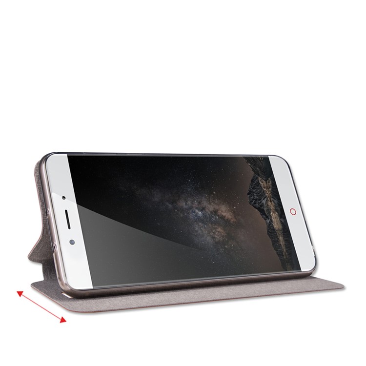 MOFI Rui Series Stand Leather Flip Case for Huawei Honor 8 - Blue-3