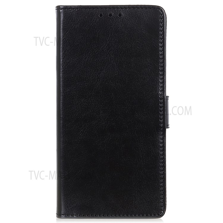 Magnetic Closure PU Leather Wallet Design Protective Phone Case Cover for Honor 50 Pro - Black-2