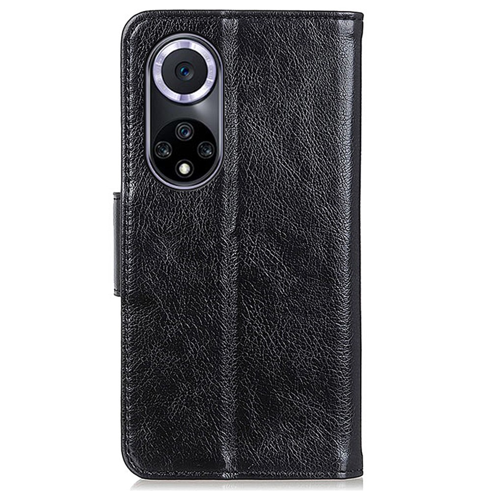 Pour Honor 50 Nappa Texture Split Leather Portefeuille - le Noir-3