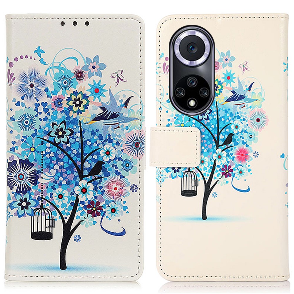 Wholesale Pattern Printing Folio Flip Stand Wallet Leather Case Shell For Huawei Nova 9 Blue Tree From China Tvc Mall Com