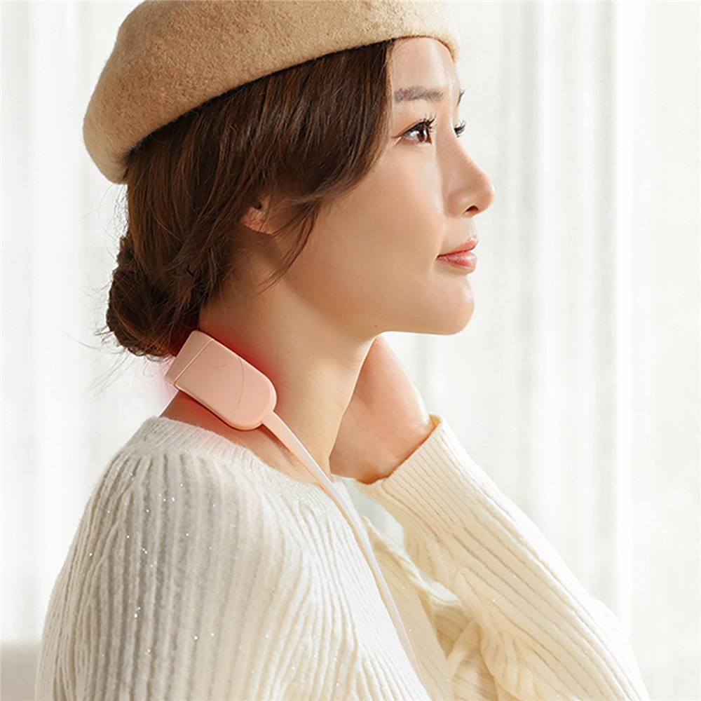 HL21 USB Rechargeable 10000mAh Neck Hanging Electric Winter Hand Neck Warmer Power Bank - Pink-3