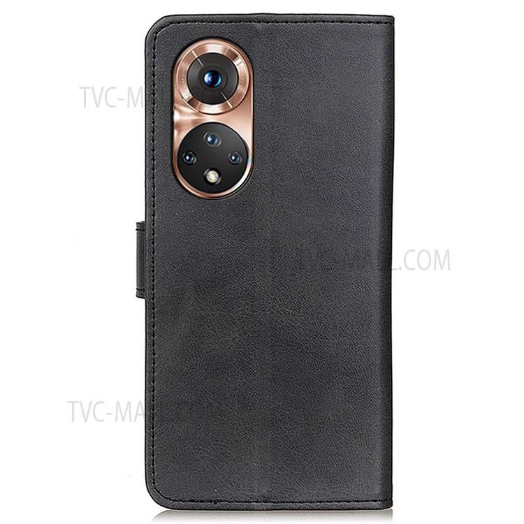 Stand Magnetic Closure PU Leather Soft TPU Folio Wallet Full Body Protective Cover for Huawei nova 9 - Black-3