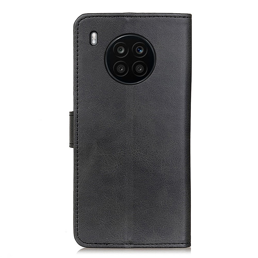 Adjustable Viewing Stand Magnetic Closure Wallet Design Leather Phone Cover for Huawei nova 8i/Honor 50 Lite - Black-3