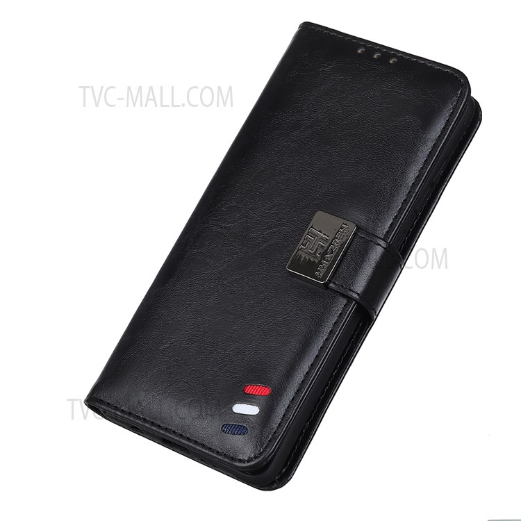Adjustable Stand Design Full-Coverage PU Leather Case Protective Wallet Cover for Huawei nova 8i/Honor 50 Lite - Black-6