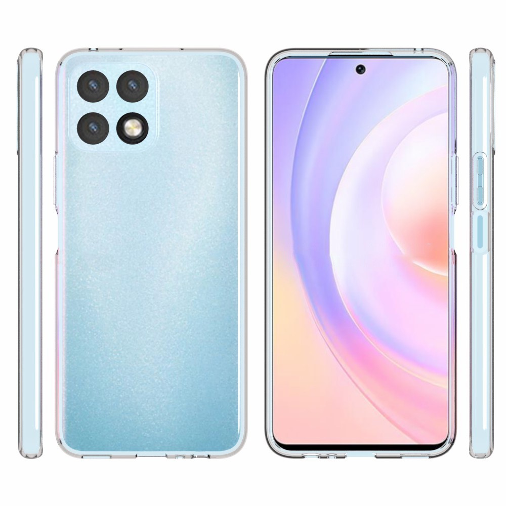 10Pcs/Pack Light Slim Anti-watermark Clear Durable Soft TPU Protective Phone Cover Case for Honor X30i-9