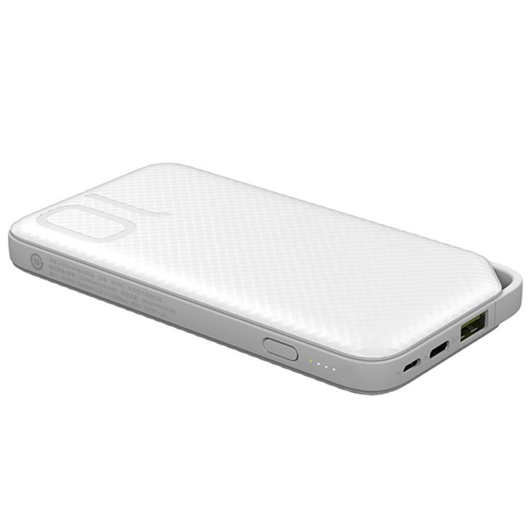 HUAWEI Honor AP08Q Type C and Micro USB Dual Input 9V/2A Fast Charge 10000mAh Power Bank (Fast Charge Version) - White-5