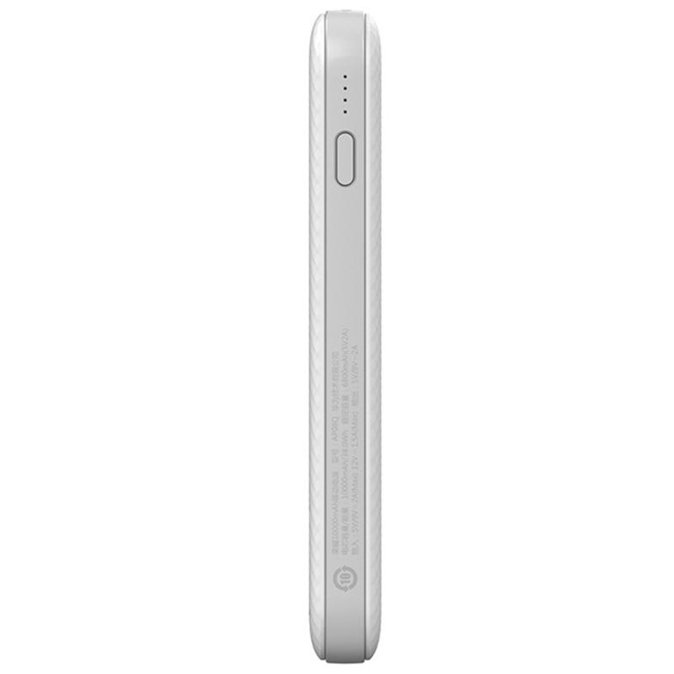 HUAWEI Honor AP08Q Type C and Micro USB Dual Input 9V/2A Fast Charge 10000mAh Power Bank (Fast Charge Version) - White-6