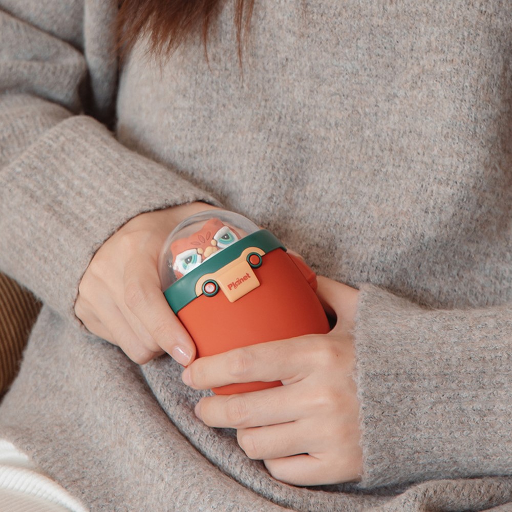 X16 3 in 1 8000mAh Multi-function Power Bank Cute Portable Hand Warmer USB External Battery Pack with Light-3
