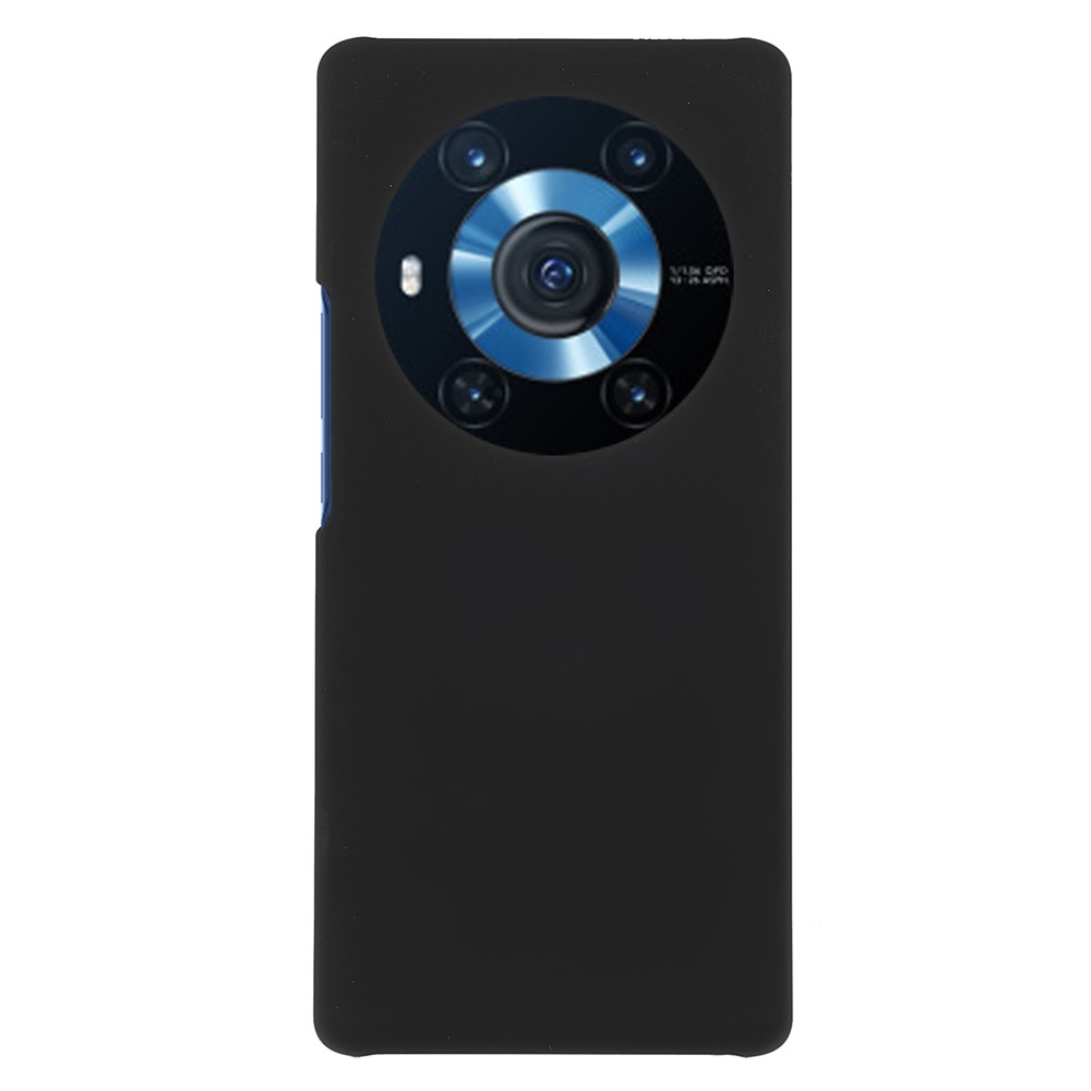 Glossy Surface Rubberized Hard PC Anti-Scratch Protective Phone Case for Honor Magic3 - Black-1